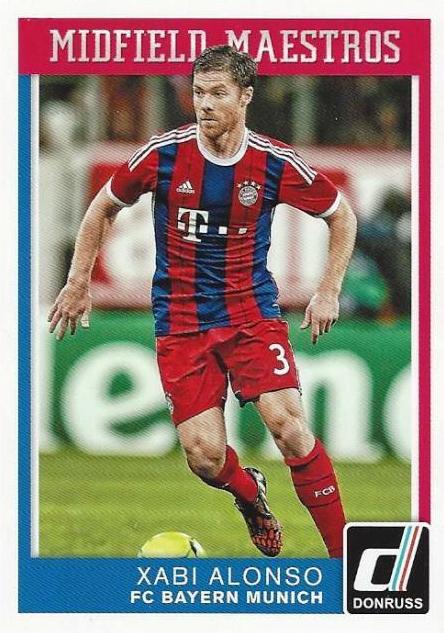 2015 Panini Donruss Xabi Alonso #24 card