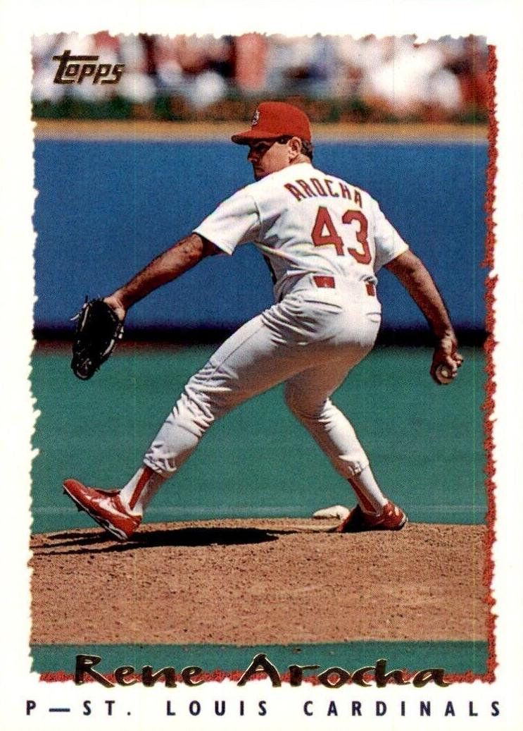 1995 Topps Rene Arocha #24 card