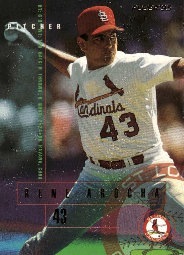 1995 Fleer Rene Arocha #494 card