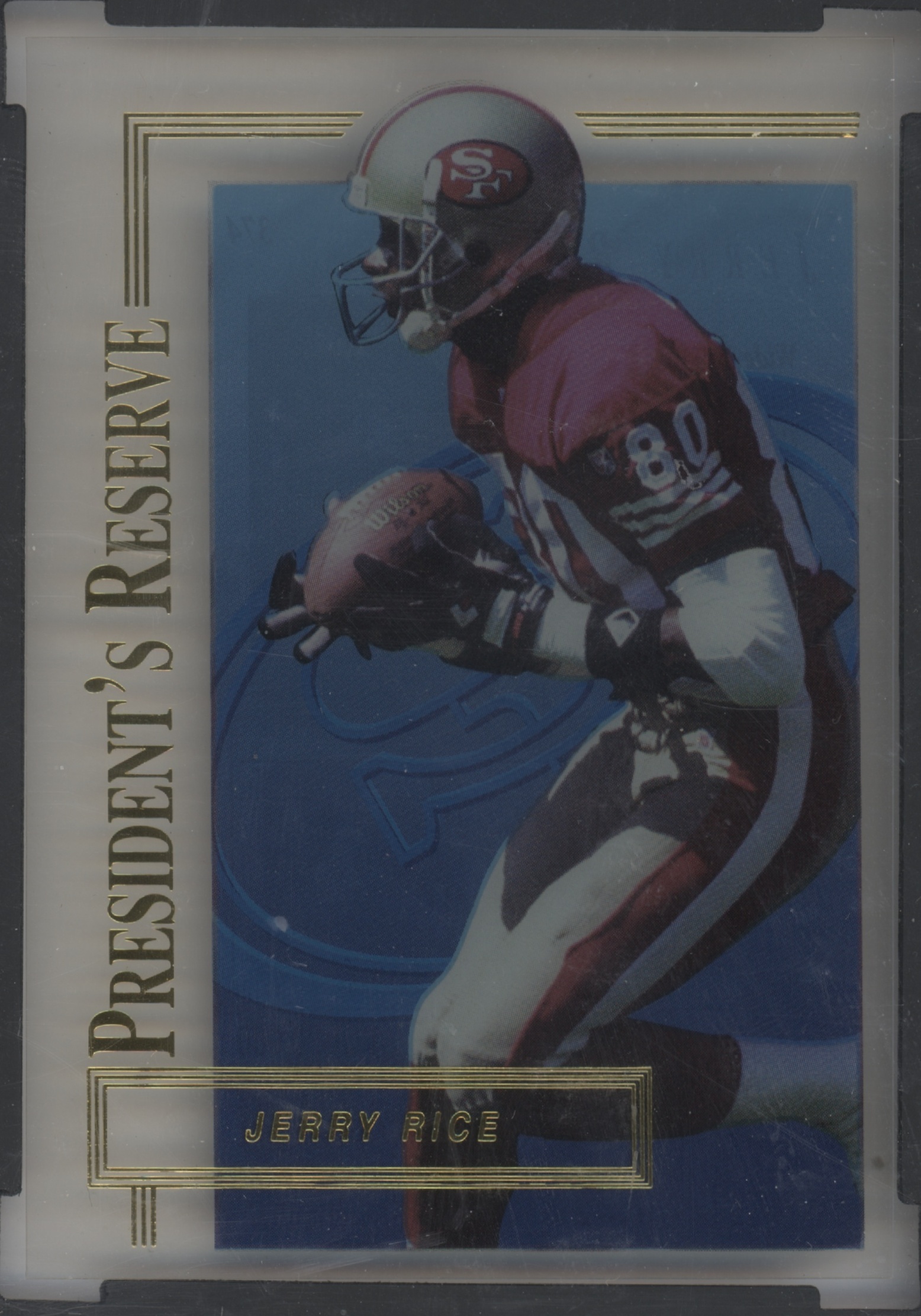 1996 Collector's Edge President's Reserve Jerry Rice #374 card