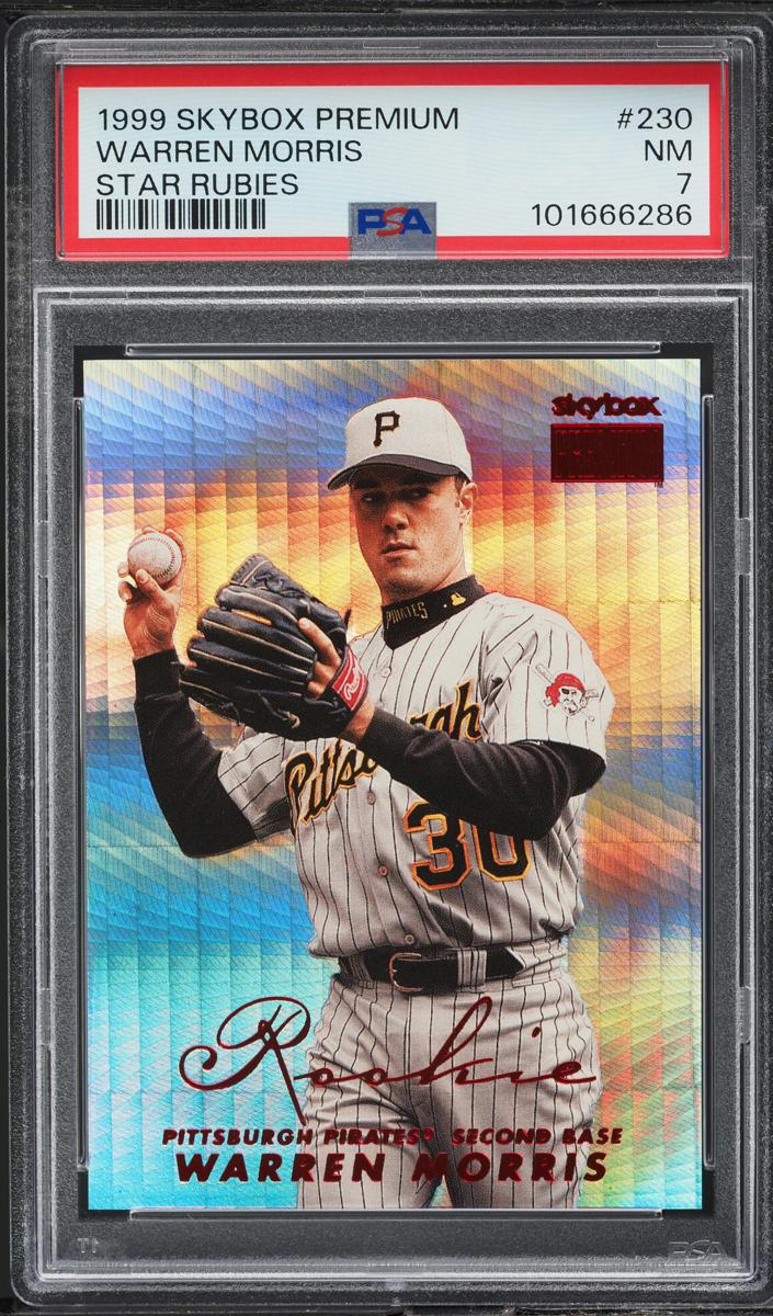 1999 Skybox Premium Baseball Star Rubies Marlon Anderson #266 PSA 7