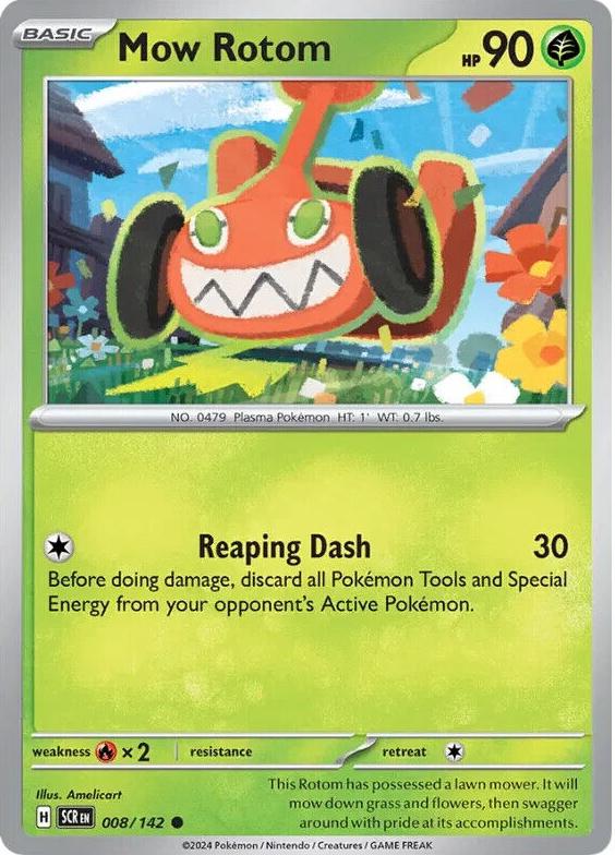 Mow Rotom 2024 Pokemon Scarlet & Violet Stellar Crown