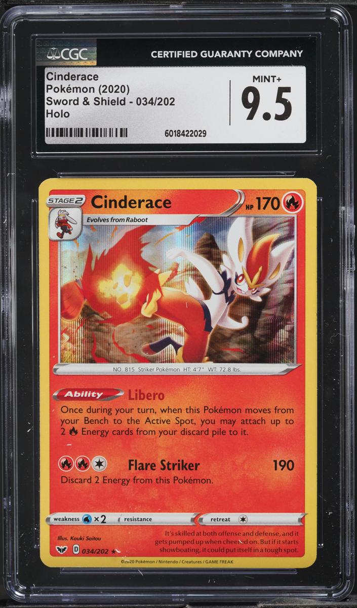 Cinderace Holo 2020 Pokemon Sword & Shield