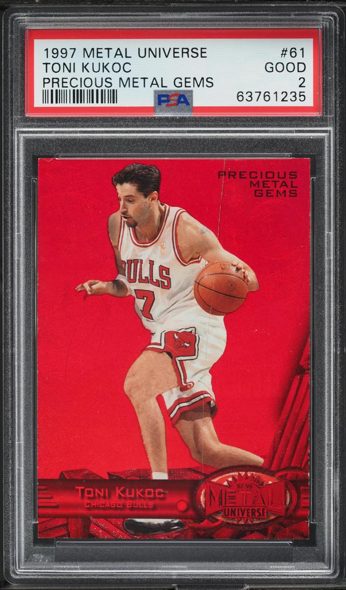 1997 Metal Universe Toni Kukoc [Red] #61 card