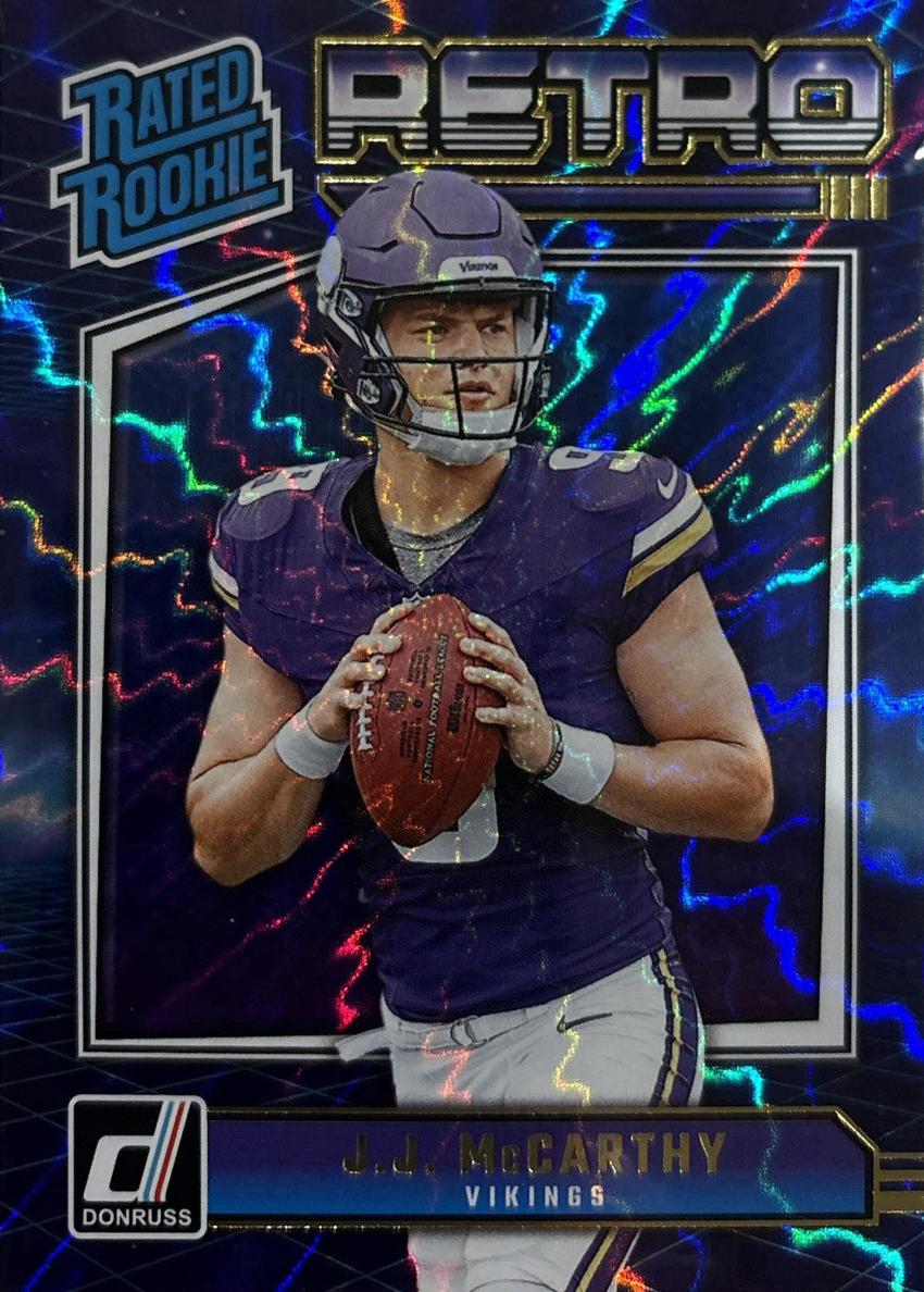 2024 Panini Donruss Rated Rookie #2 Jj McCarthy front