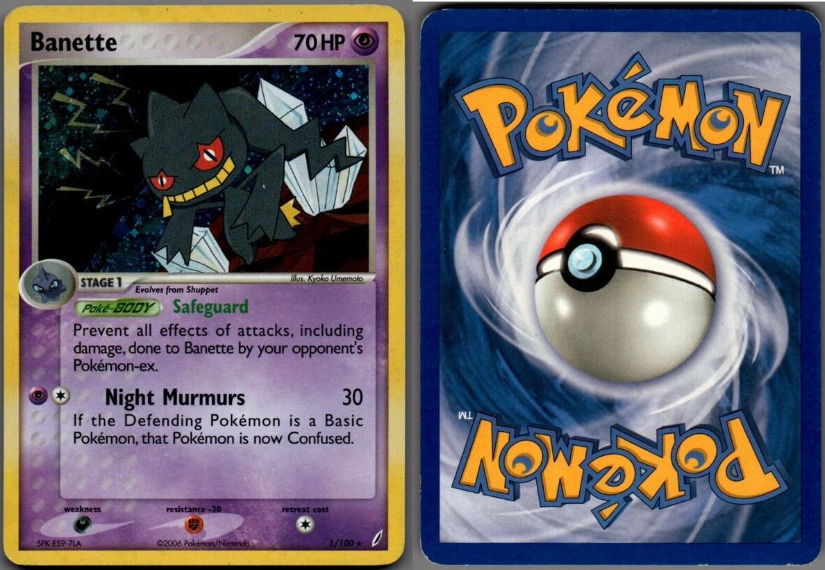Banette Holo 2006 Pokemon EX Crystal Guardians