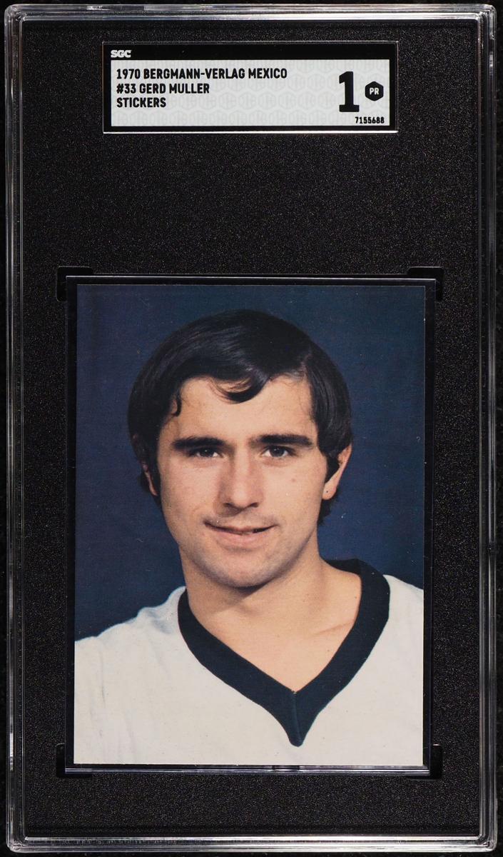 1970 Bergmann Verlag Mexico '70 Franz Beckenbauer #25 card