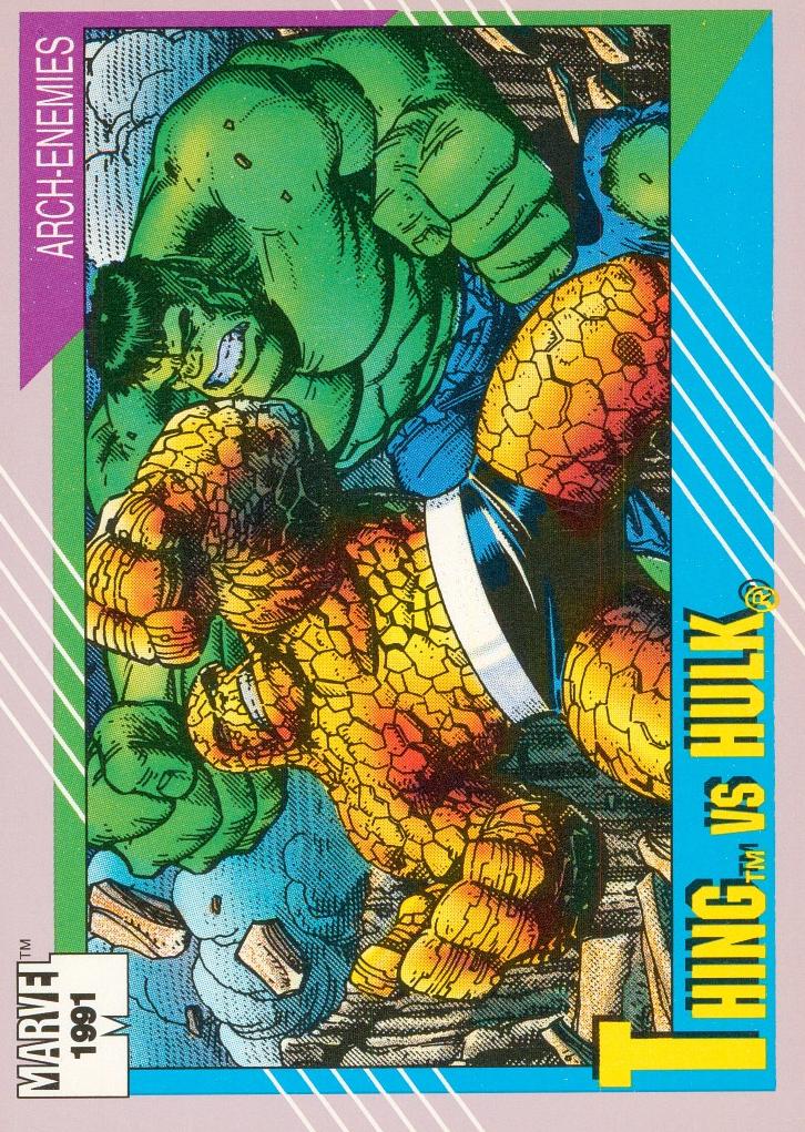 1991 Impel Marvel Universe Hulk #103 card