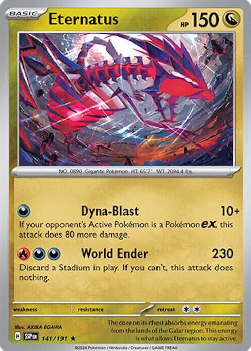 Eternatus 2024 Pokemon Scarlet & Violet Surging Sparks