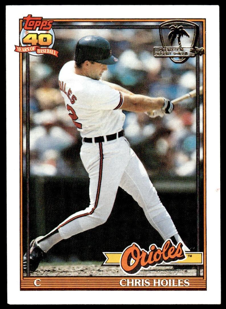 1991 Chris Hoiles [White Frame] #42