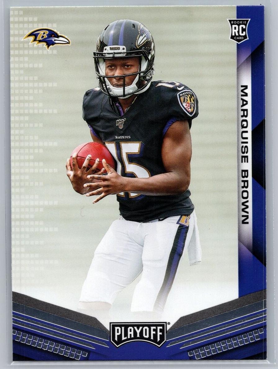 2019 Panini Playoff Marquise Brown #207 card