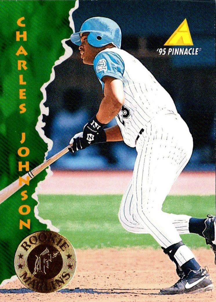 1995 Pinnacle Charles Johnson #158 card
