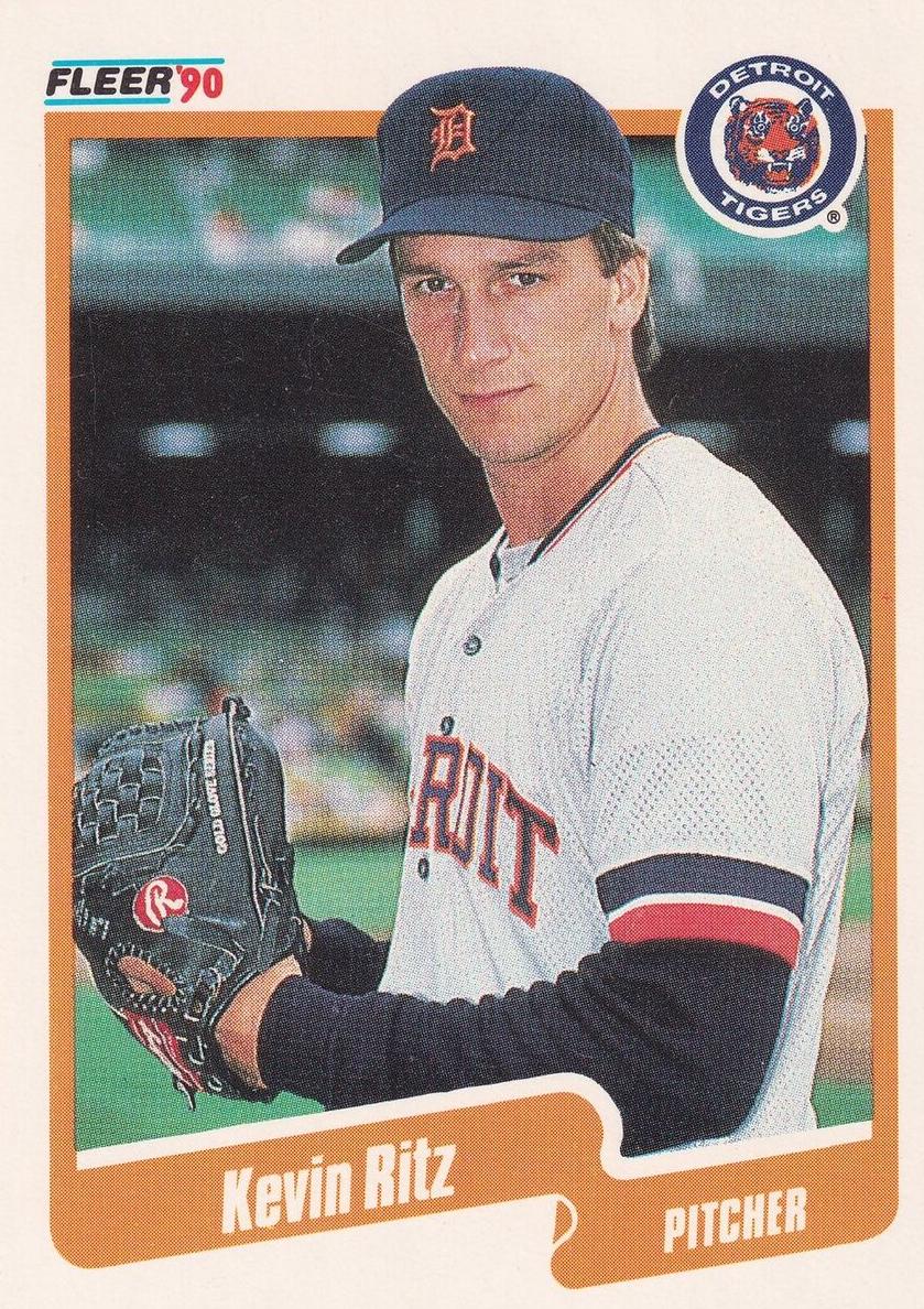 1990 Fleer Kevin Ritz #613 card
