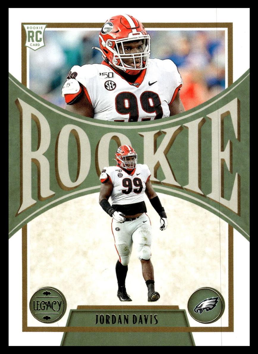 2022 Panini Legacy Jordan Davis #187 card