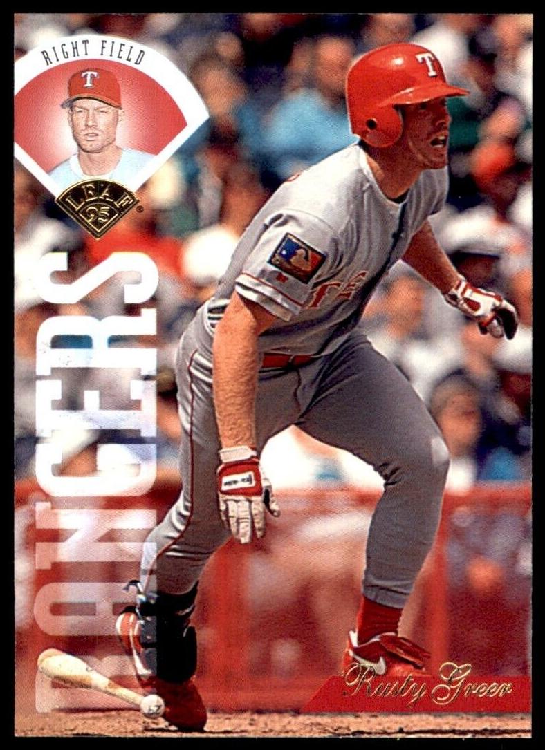1995 Leaf Rusty Greer #61 card
