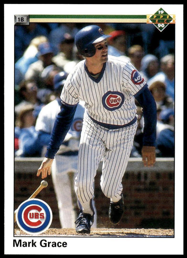 1990 Upper Deck Mark Grace #128 card