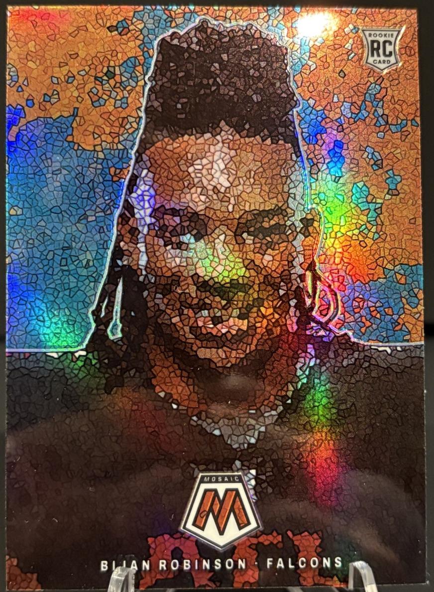 2023 Panini Mosaic Micro Bijan Robinson #MM-6 card