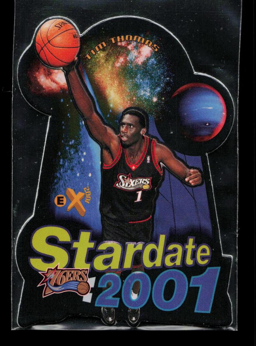 1997 Skybox E-X2001 Tim Thomas #12 card