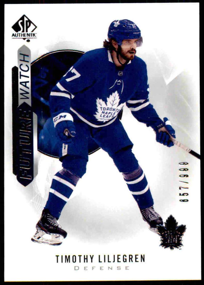 2020 SP Authentic Timothy Liljegren #195 card