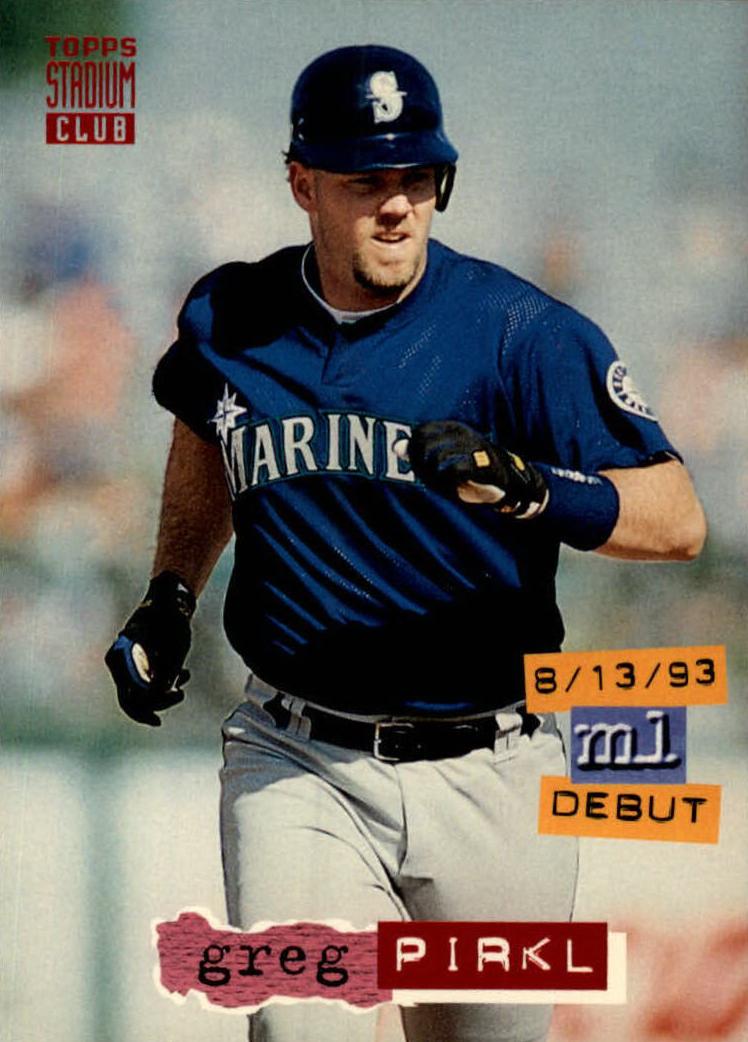 1994 Topps Stadium Club Greg Pirkl #578 card
