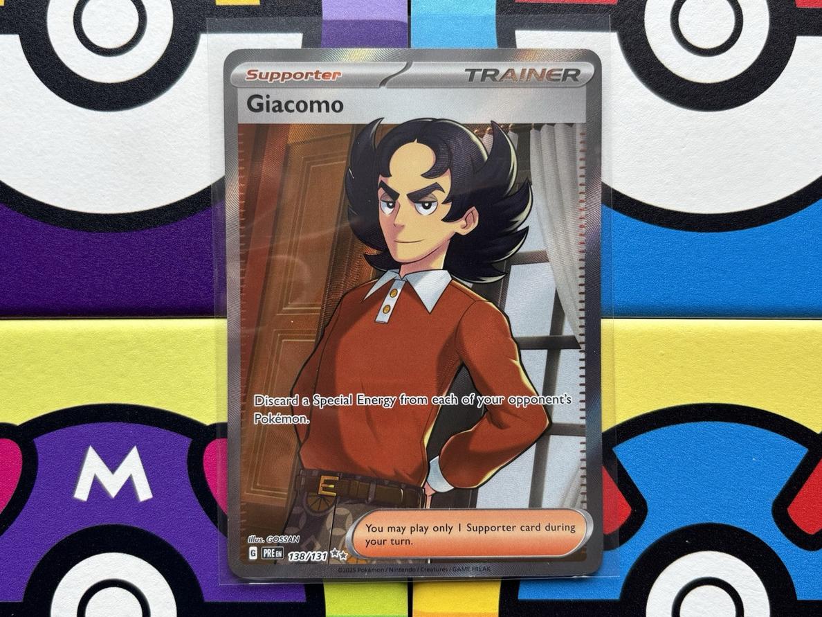 Giacomo 2025 Pokemon Scarlet & Violet Prismatic Evolutions