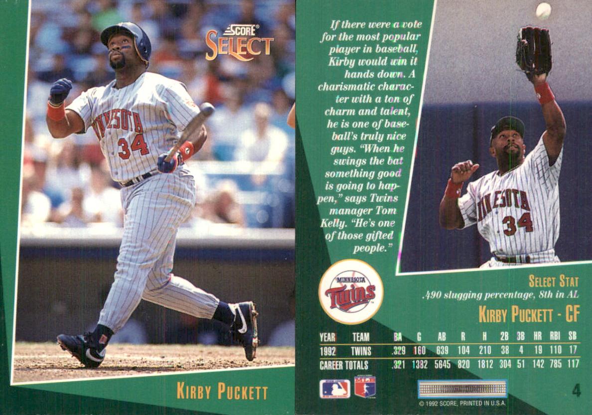 1993 Kirby Puckett #4