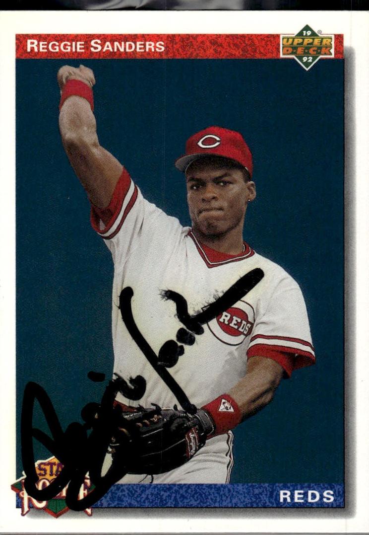 1992 Upper Deck Reggie Sanders #27 card