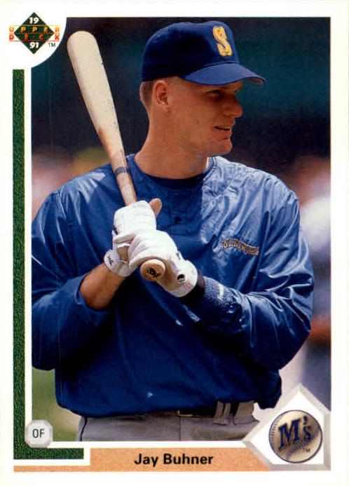 1991 Upper Deck Jay Buhner #128 card