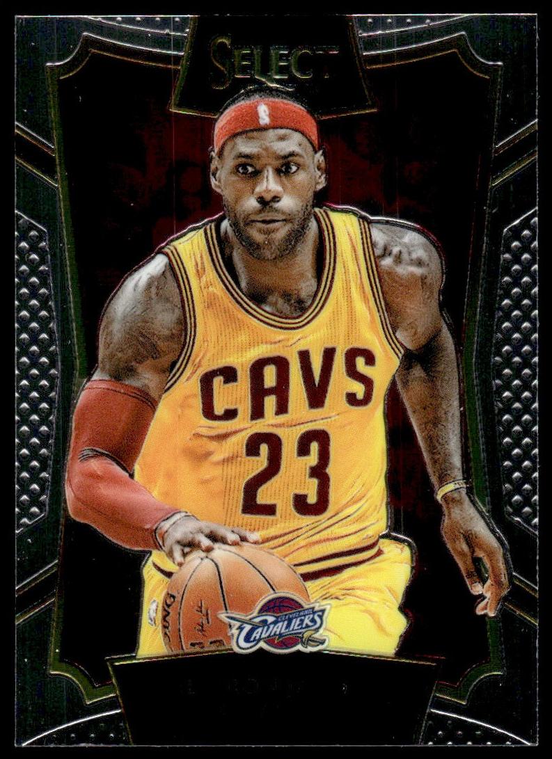 2015 Panini Select Lebron James [Tri Color Prizm] #47 card