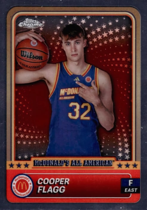2024 Topps Chrome McDonald’s All American Cooper Flagg #78 card
