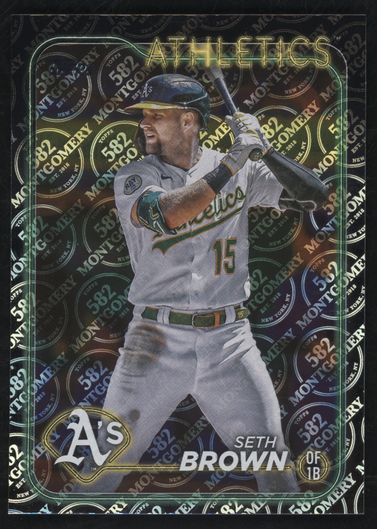 Seth Brown 2024 Topps Series 1 card