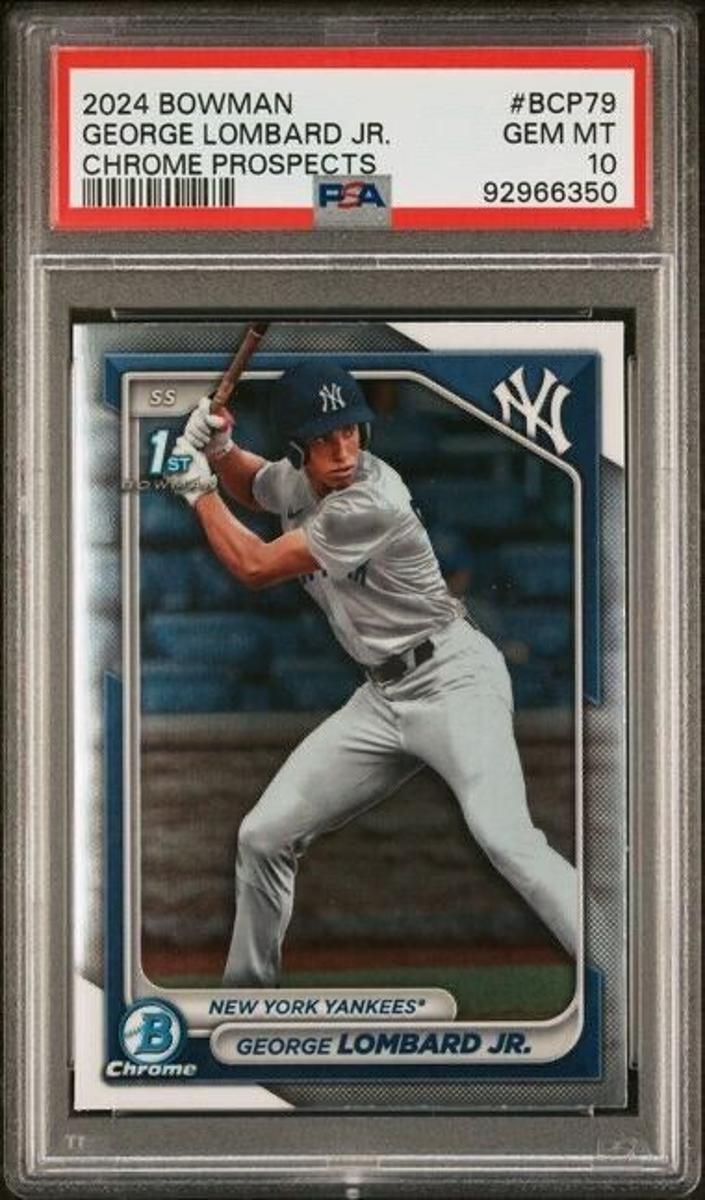 George Lombard Jr. 2024 Bowman Chrome Prospects Baseball