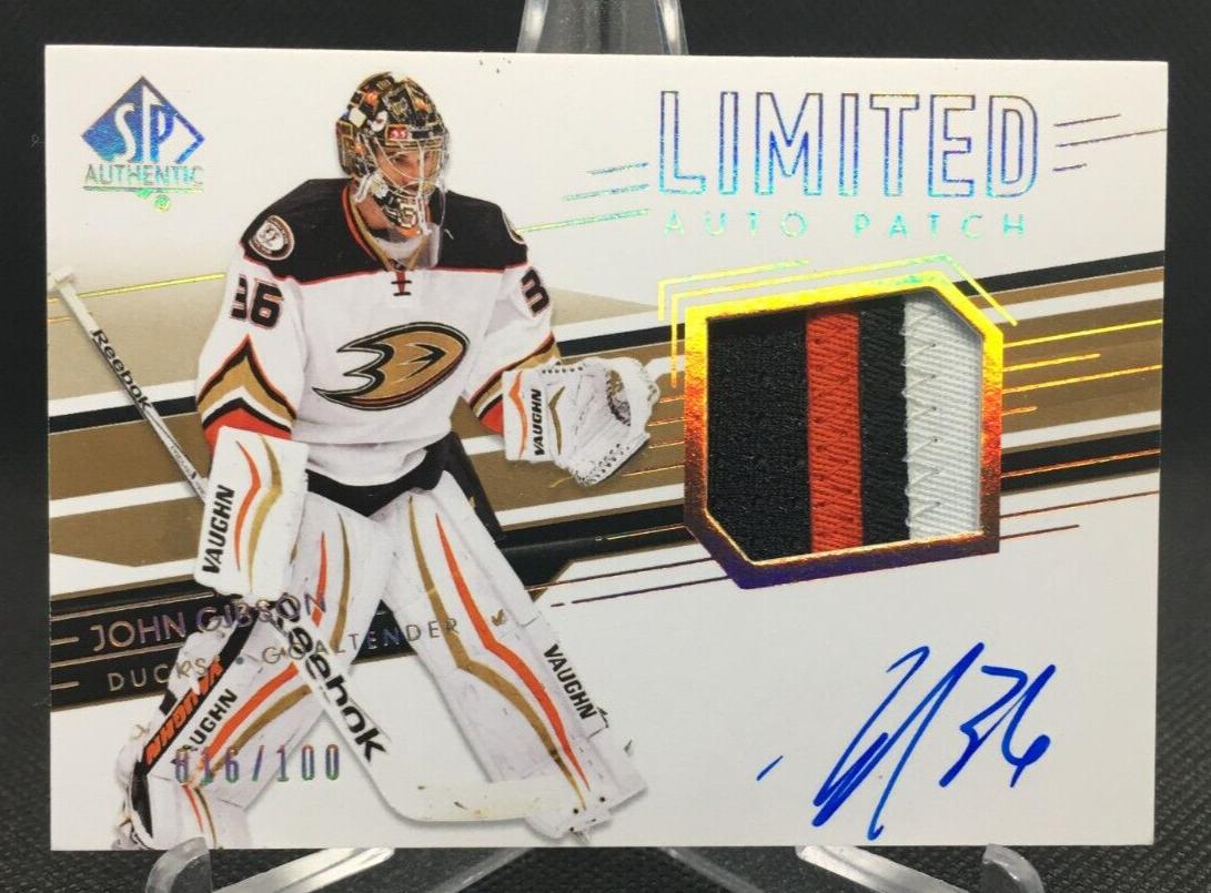 2014 SP Authentic John Gibson #49 card