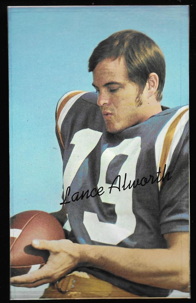 1970 Lance Alworth [Square Corner Proof] #NNO