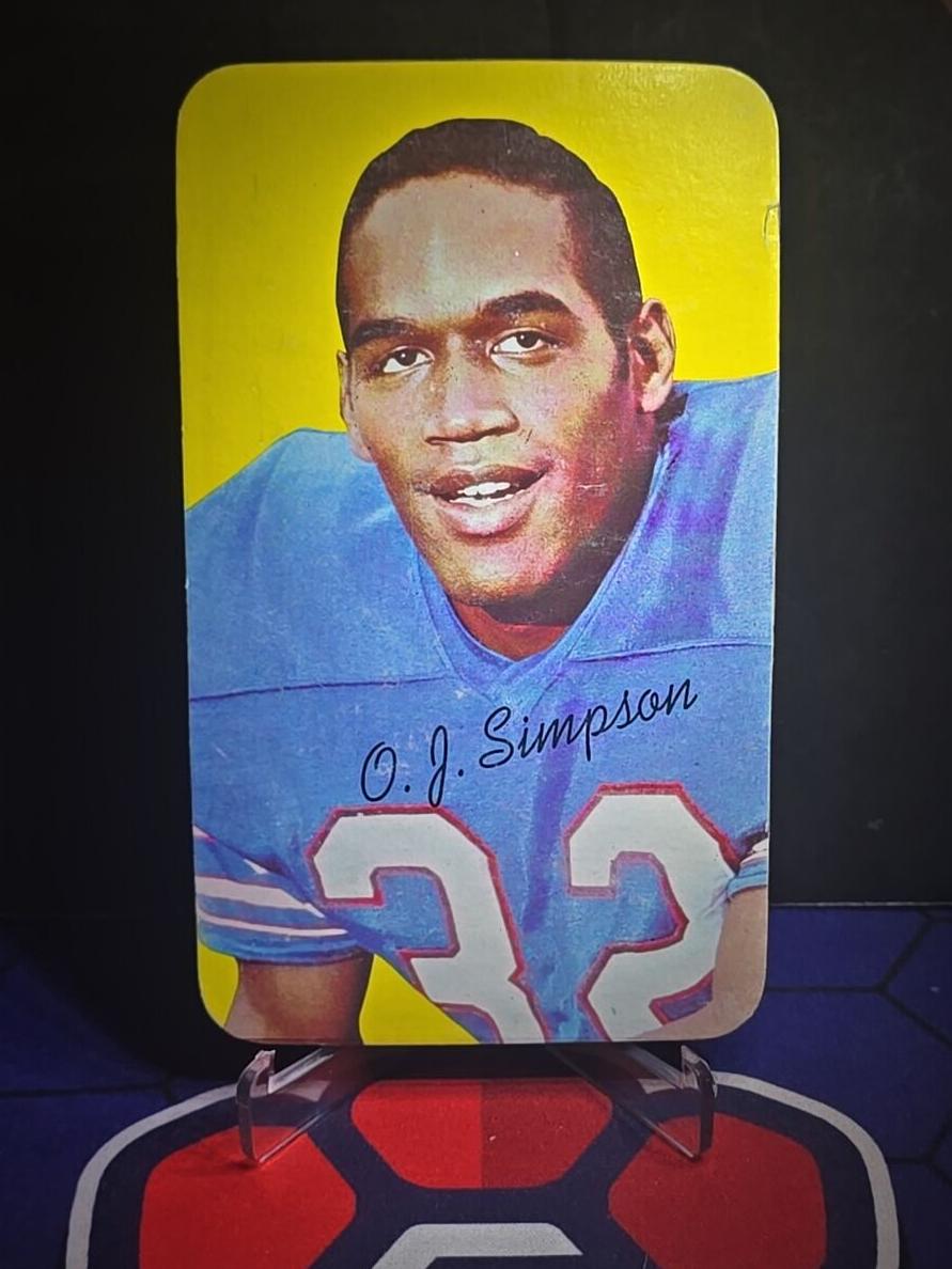 1970 Topps Super O.J. Simpson #24 card