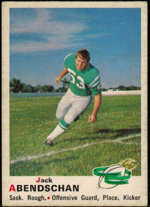 1970 Jack Abendschan #84