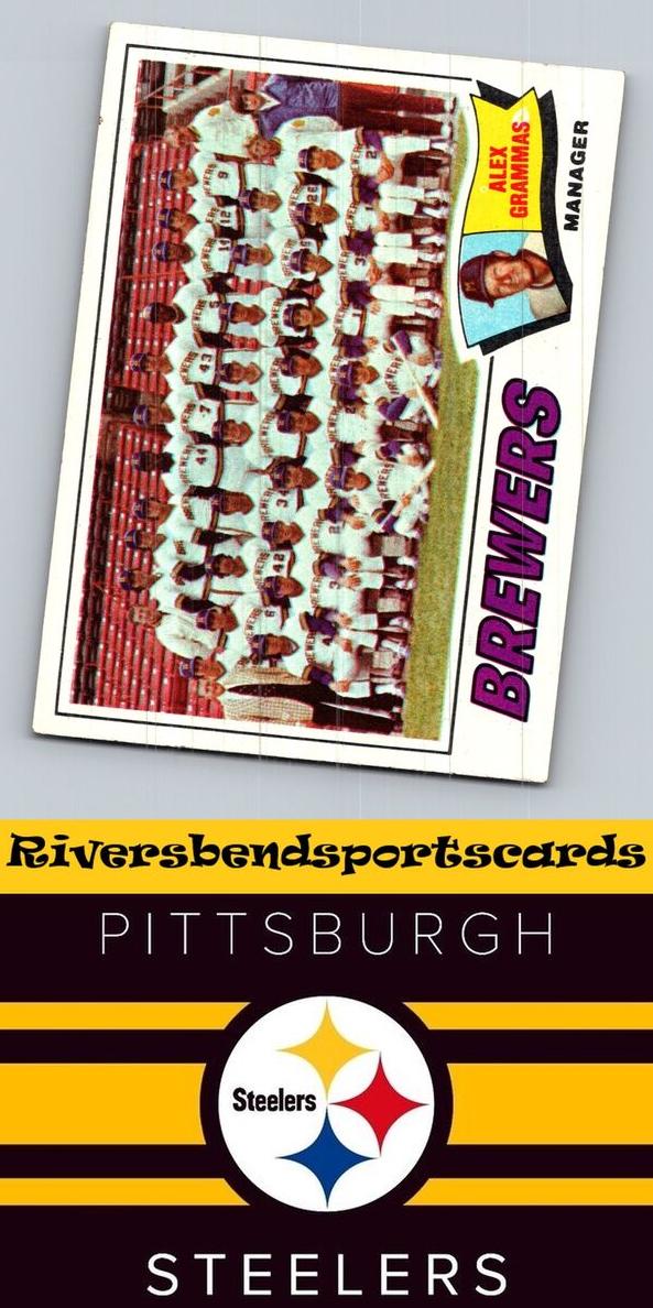 1977 Topps Brewers Team #51 card