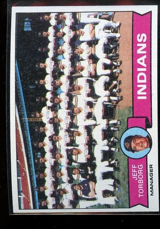 1979 Topps Indians Team #96 card