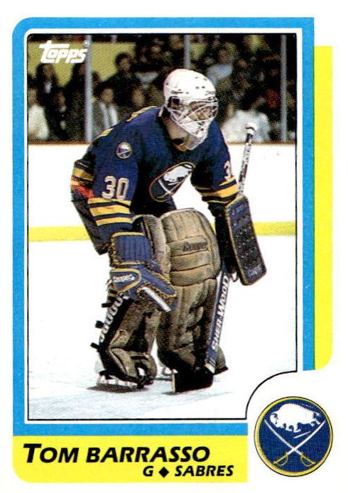 1986 Topps Tom Barrasso #91 card