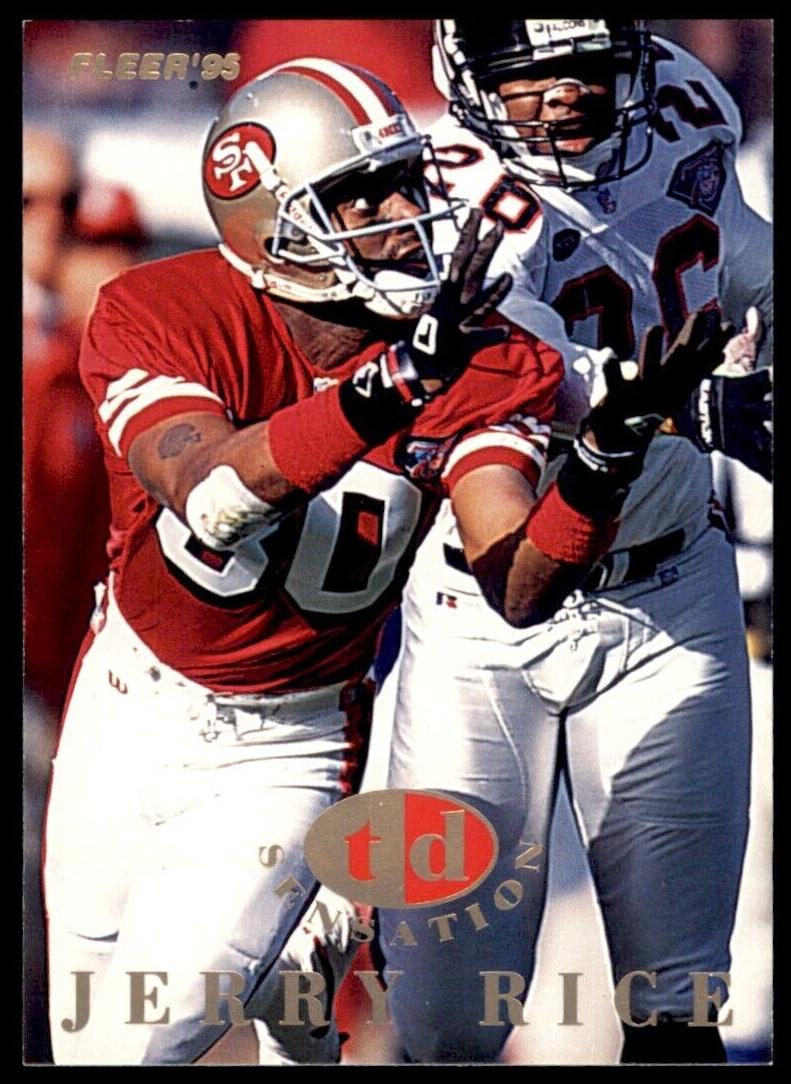1995 Fleer Jerry Rice #5 card
