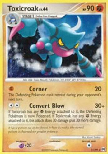 Toxicroak 2009 Pokemon Platinum Arceus