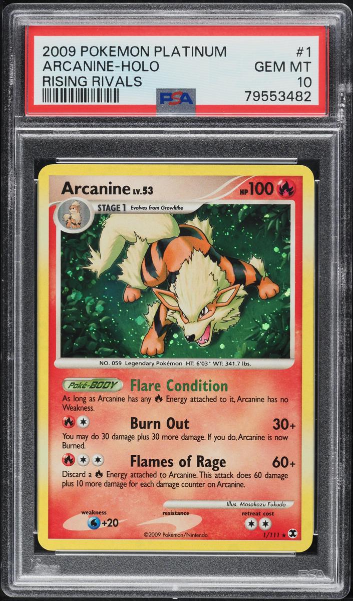 Arcanine 2009 Pokemon Platinum Rising Rivals