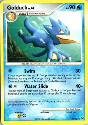Golduck 2009 Pokemon Platinum