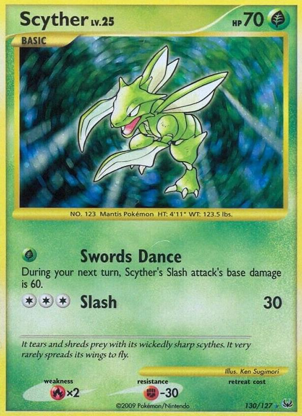 Scyther 2009 Pokemon Platinum