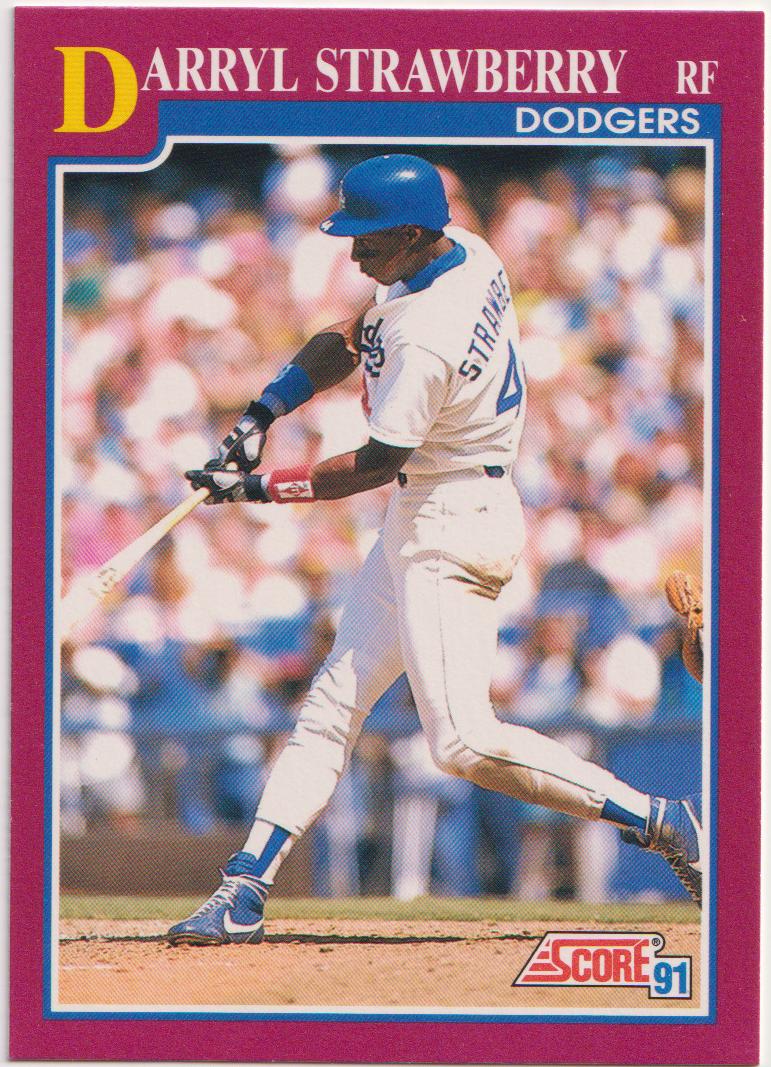 1991 Darryl Strawberry #16T