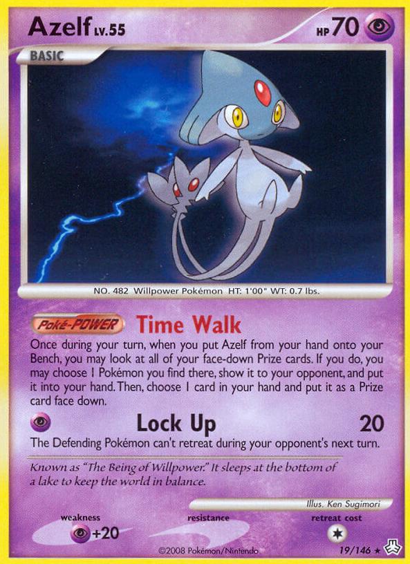 Azelf 2008 Pokemon Diamond & Pearl Legends Awakened
