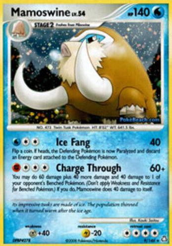 Mamoswine 2008 Pokemon Diamond & Pearl Legends Awakened