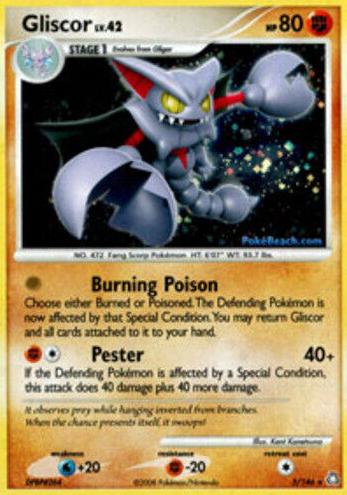 Gliscor Holo 2008 Pokemon Diamond & Pearl Legends Awakened