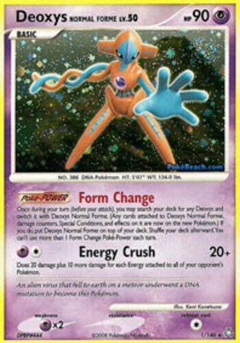 Deoxys 2008 Pokemon Diamond & Pearl Legends Awakened