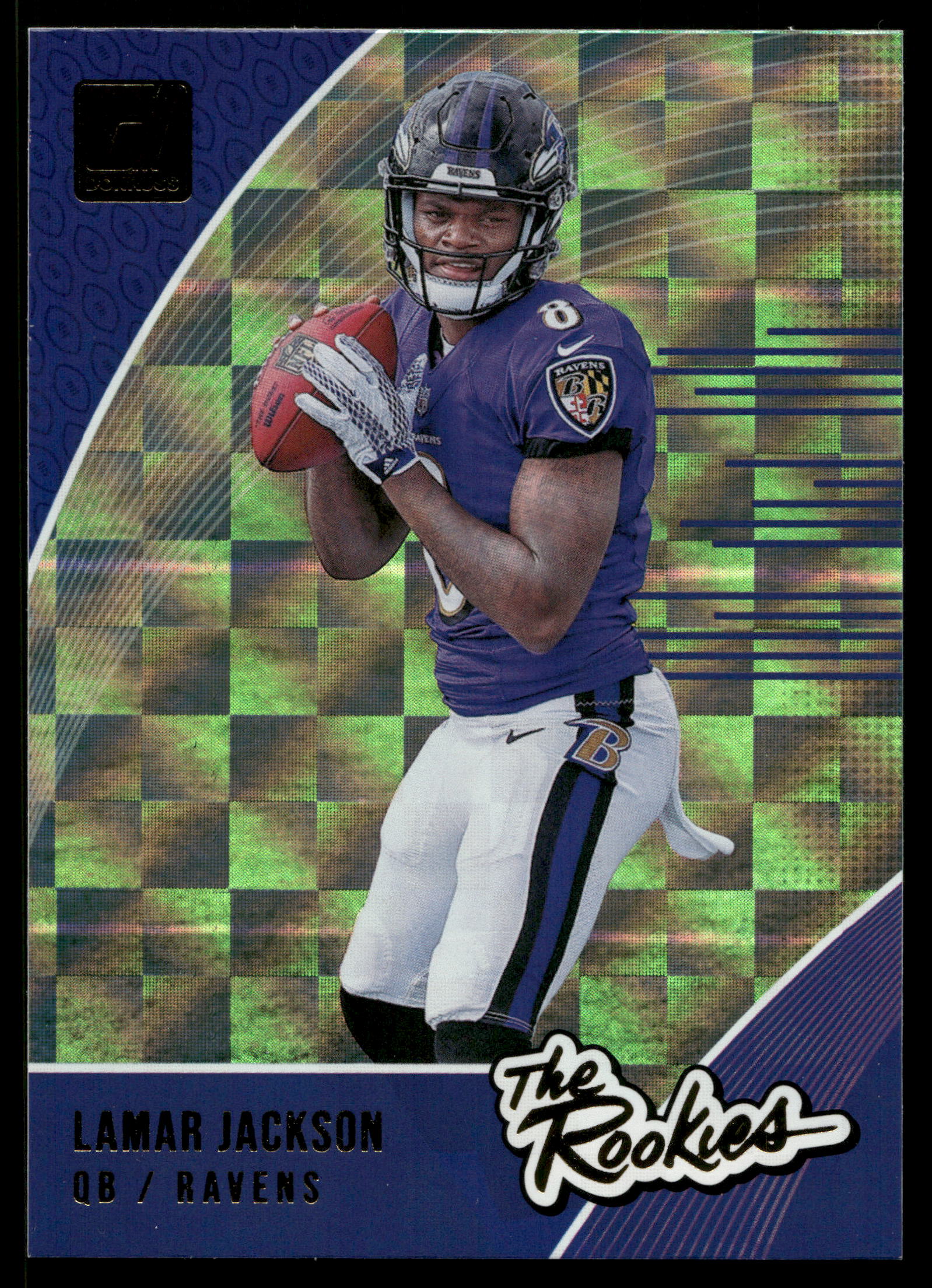 2018 Donruss The Rookies Lamar Jackson #R-17 card